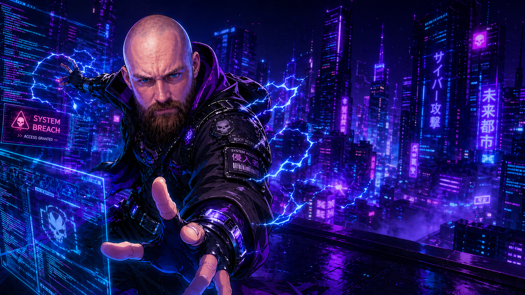 Calvin Slangen — cyberpunk portrait